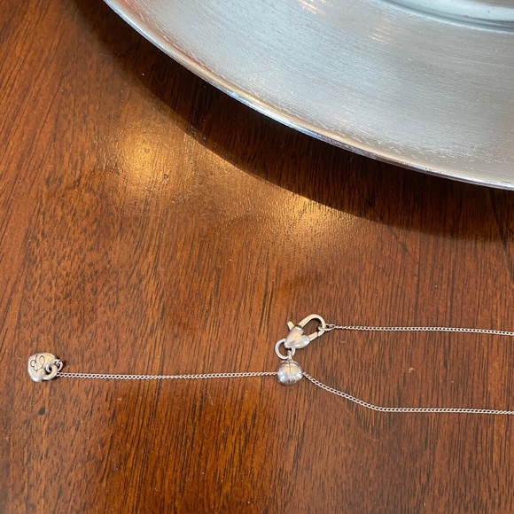 Brighton”ALCAZAR HEART” AquamarineCrystal Necklace - Picture 3 of 6